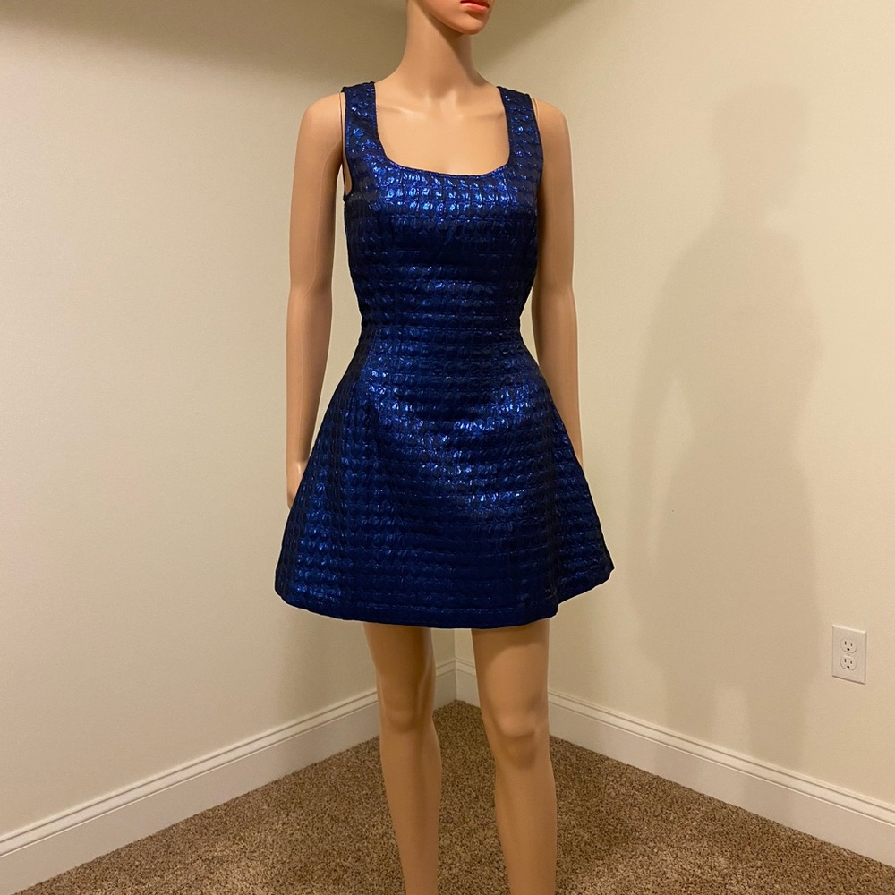 Betsy Johnson NWT metallic dress